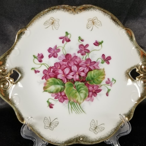 Japanese Other - Nasco antique Japanese Violet Trimont New Dish Plate